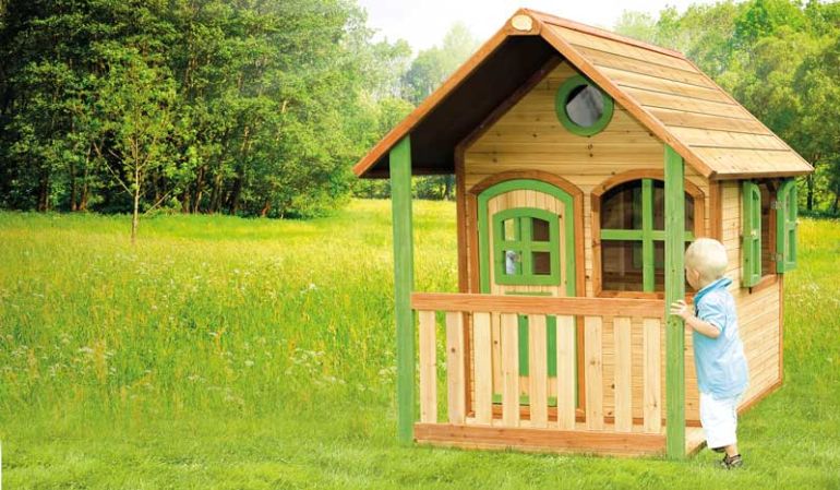 Spielhaus Holz Bei Meingartenversand De Kaufen